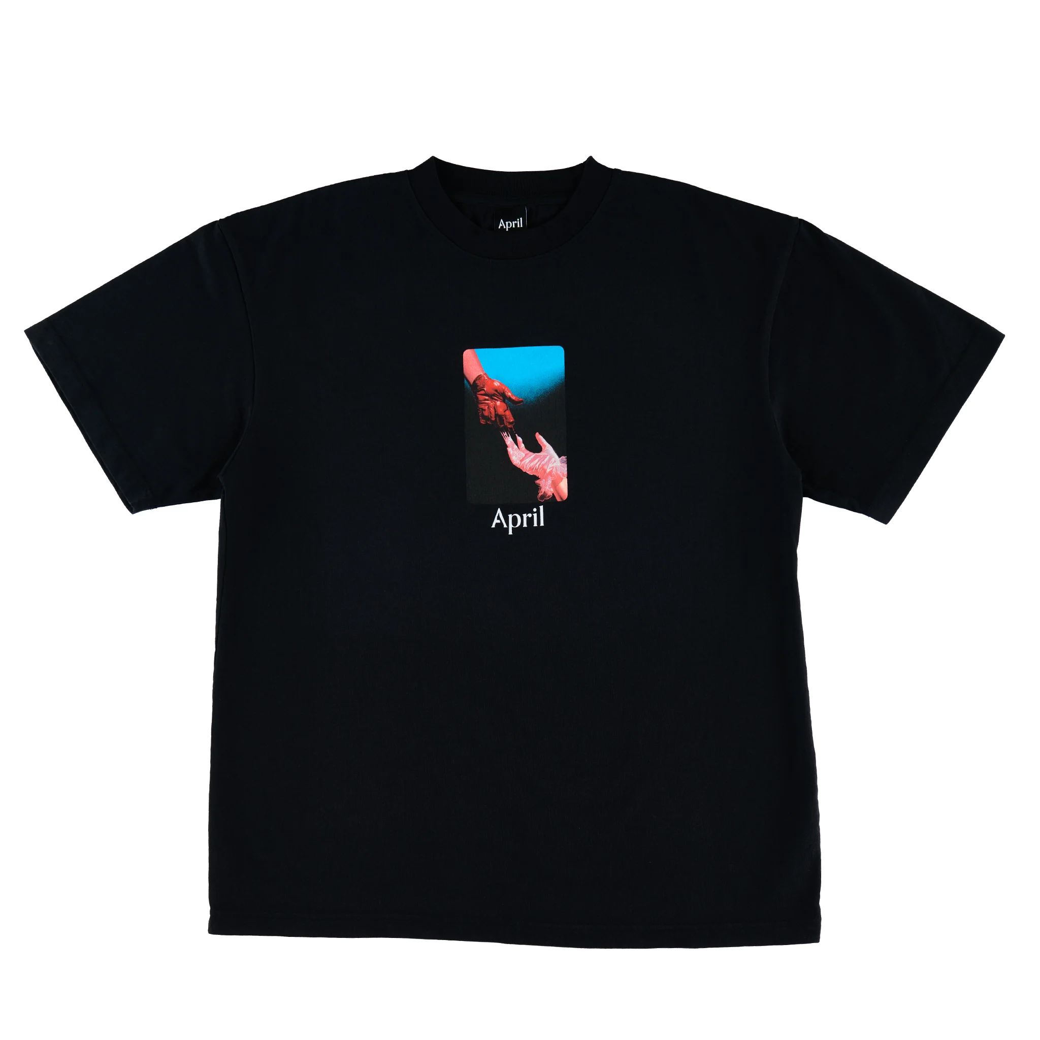 MATERIAL TEE - BLACK